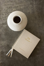 Boxed Linen Cover Luxe Baby Journal - Stardust