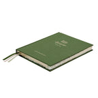 Boxed Linen Cover Luxe Baby Journal - Forest