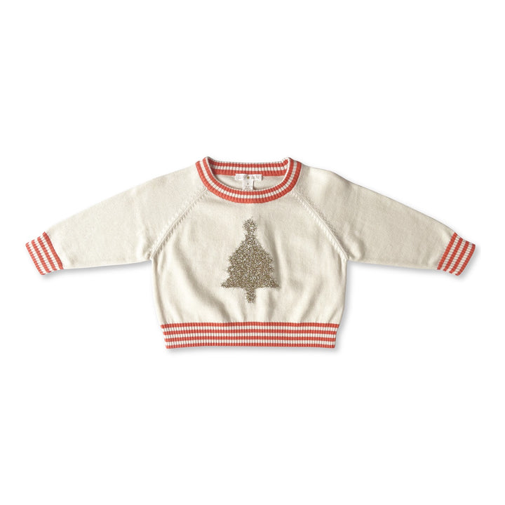 Grown Christmas Tinsel Jumper - Milk