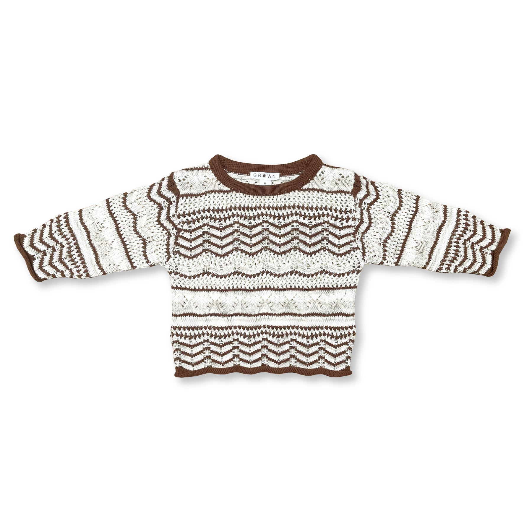 Grown Crotched Pull Over - Choc Latte