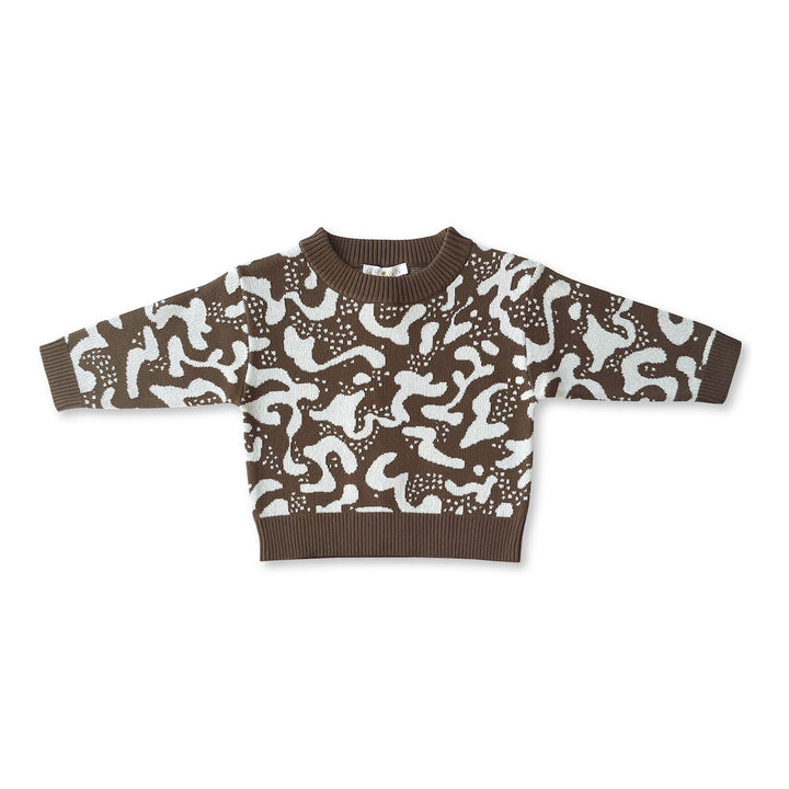 Grown Splash Pull Over - Chocolate