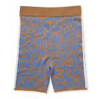 Grown Ladies Scallop Bike Shorts - Scallop Cedar