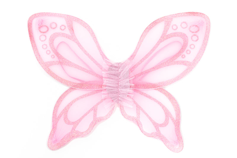 Pink Sequins Butterfly Dress & Wings - Size 5-7