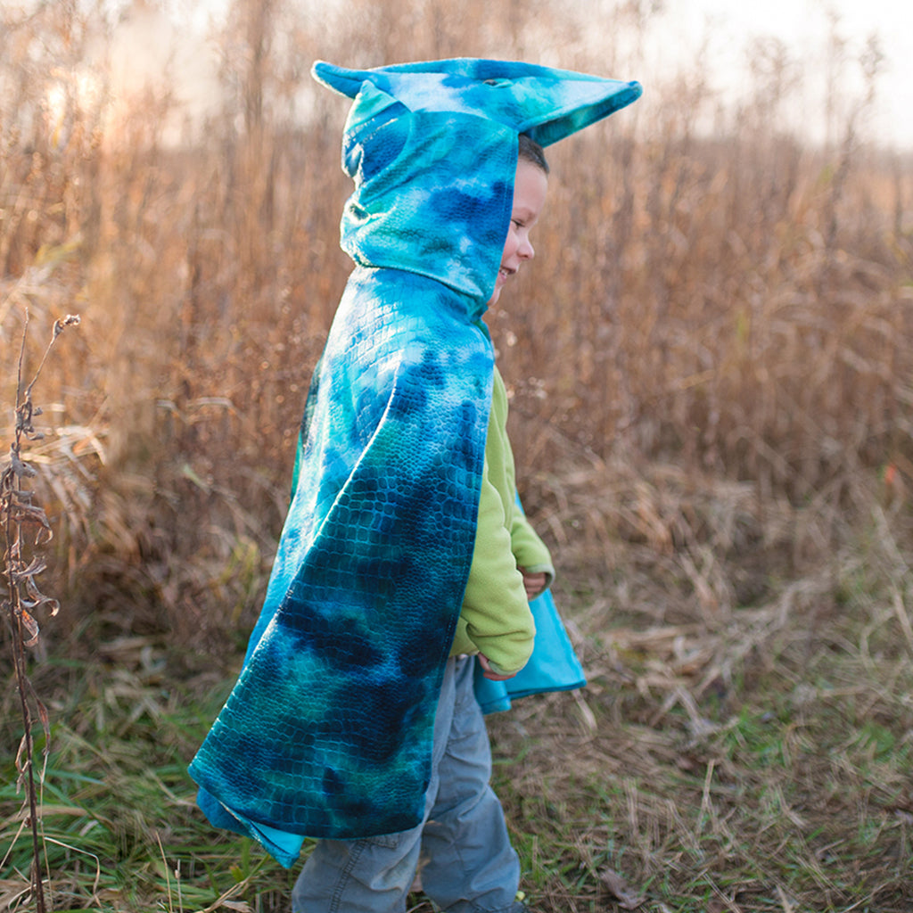 Pterodactyl Hooded Cape - Size 4-5