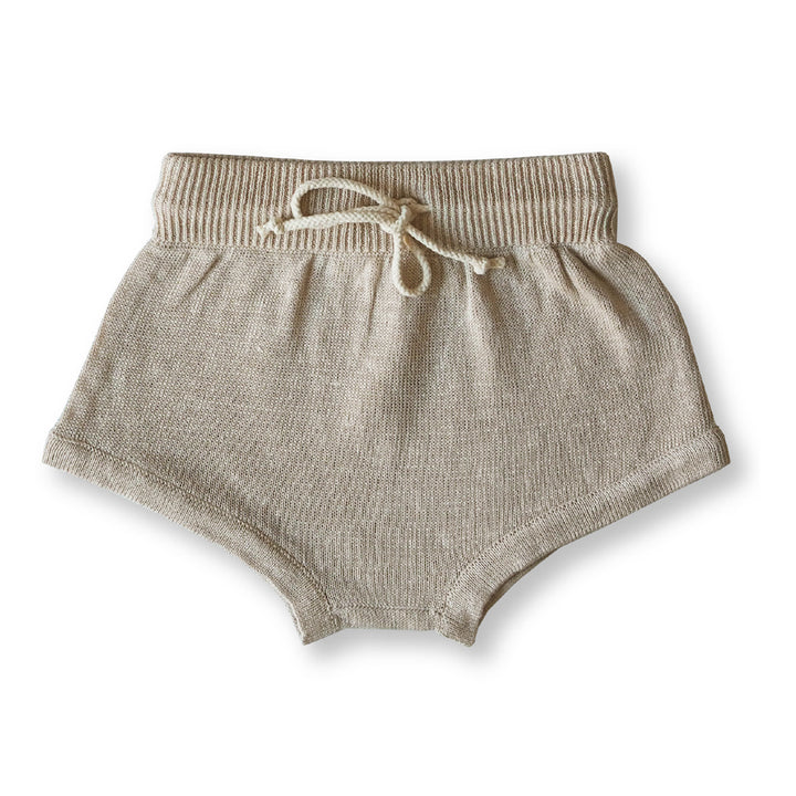 Grown Linen Knit Shorts - Linen