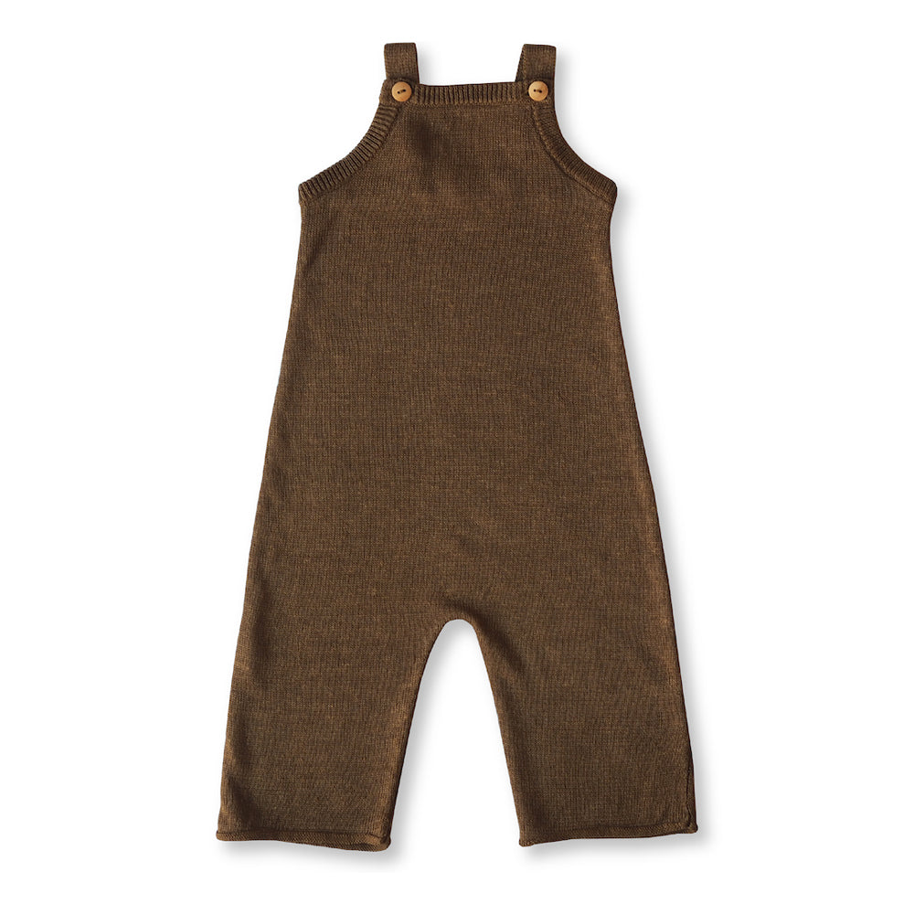 Grown Linen Overalls - Mocha