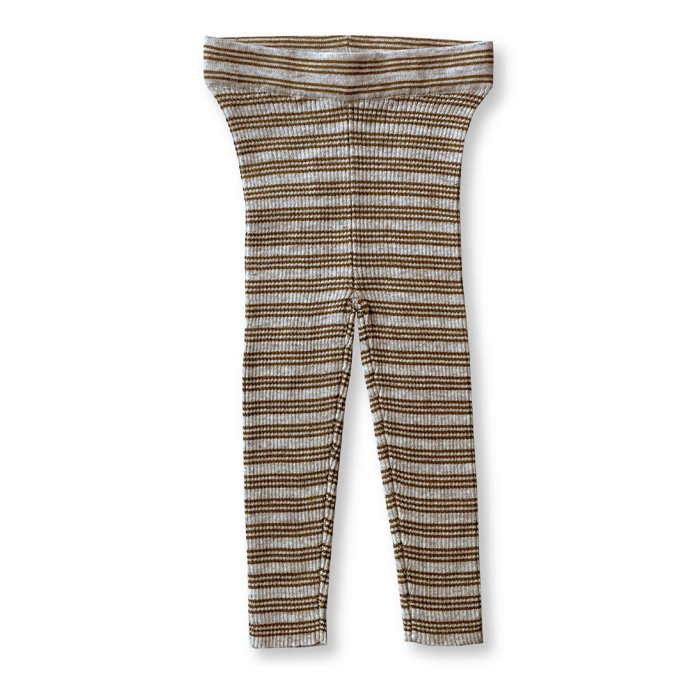 Grown Ribbed Essential Leggings - Mocha Marle