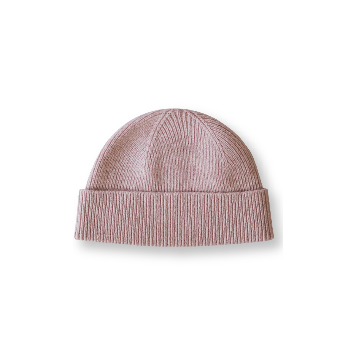Grown Merino Rib Beanie - Blush