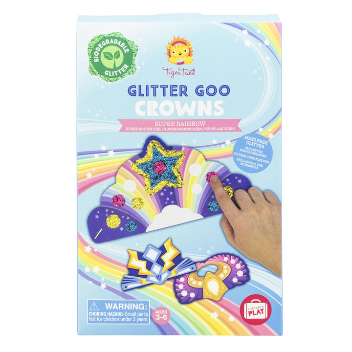 Glitter Goo Crowns - Super Rainbow