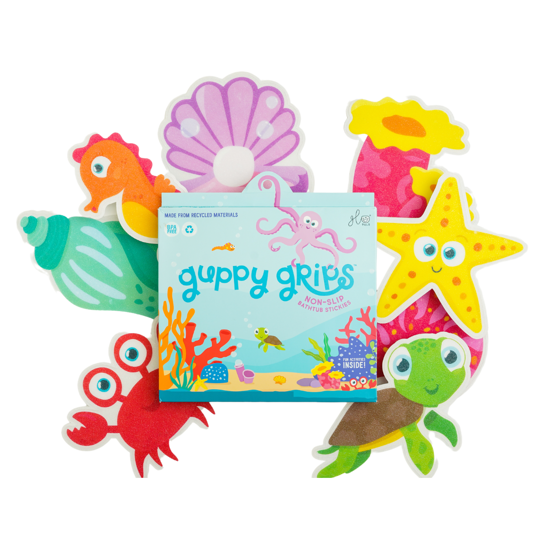 Glo Pals Guppy Bathtub Grips - Poppyseed Kids