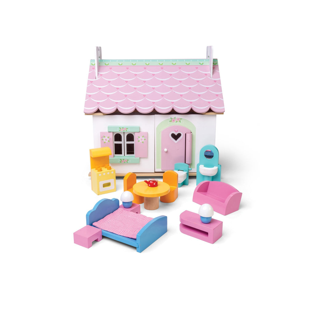 Daisylane Lily's Cottage Doll House - Comes furnished