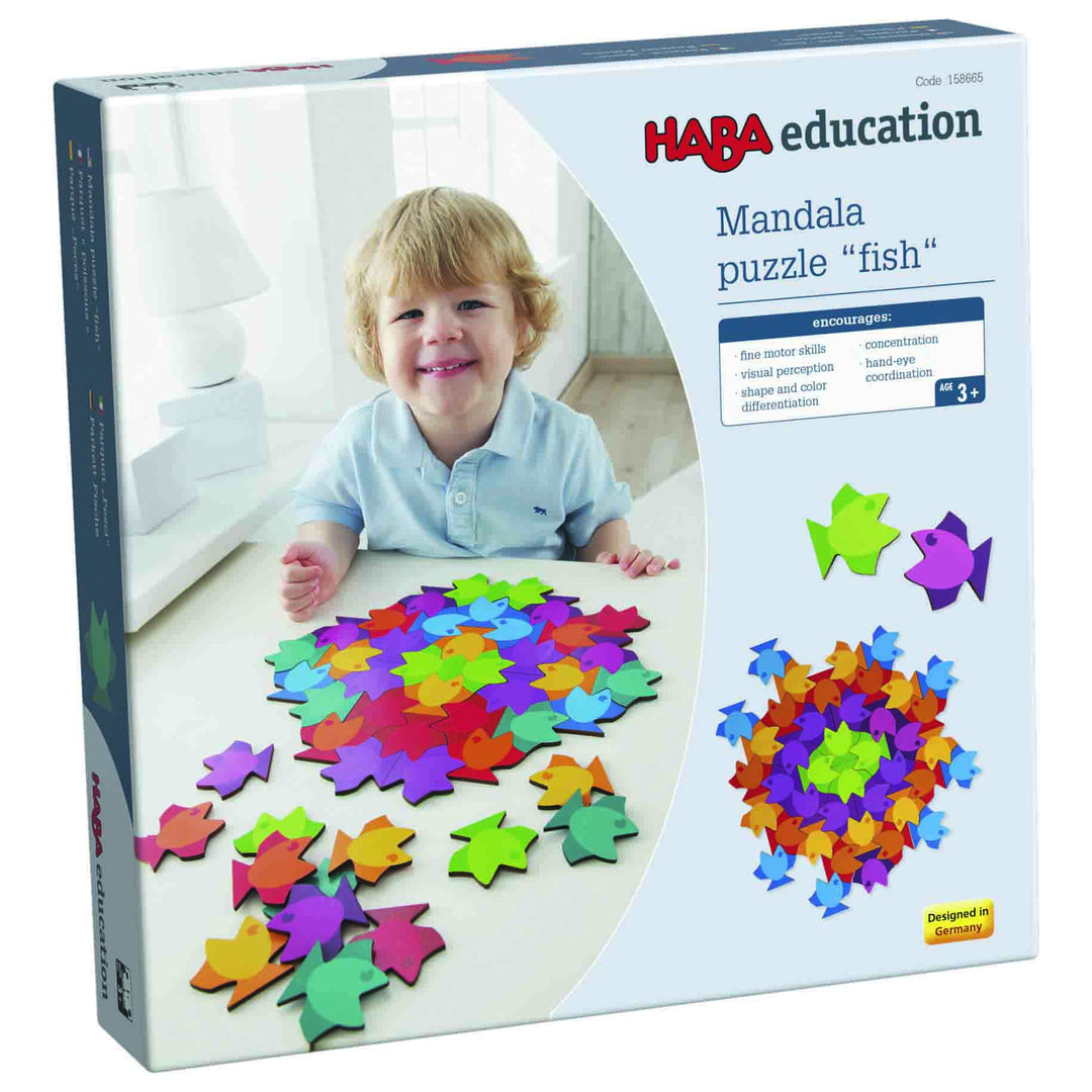 Mandala Puzzle Fish Parquet