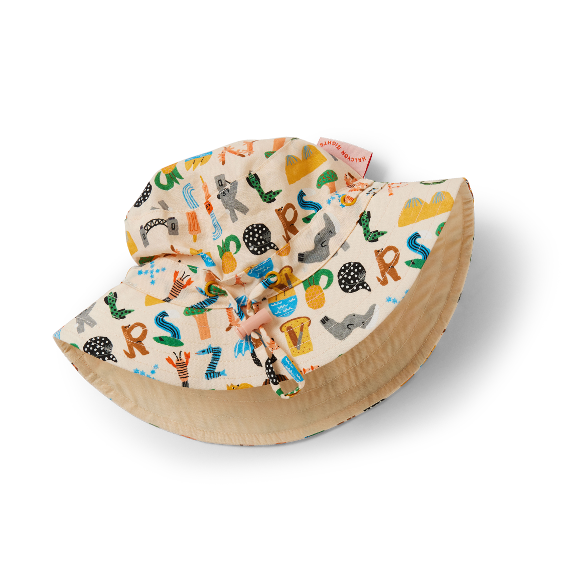 Halcyon Nights ABC Down Under Kids Sun Hat