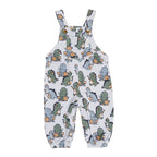 Dino Band Overall - Slate
