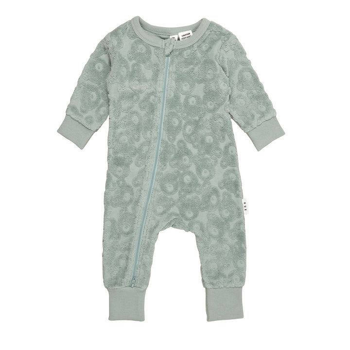 Huxbaby Huxbear Terry Zip Romper - Surf