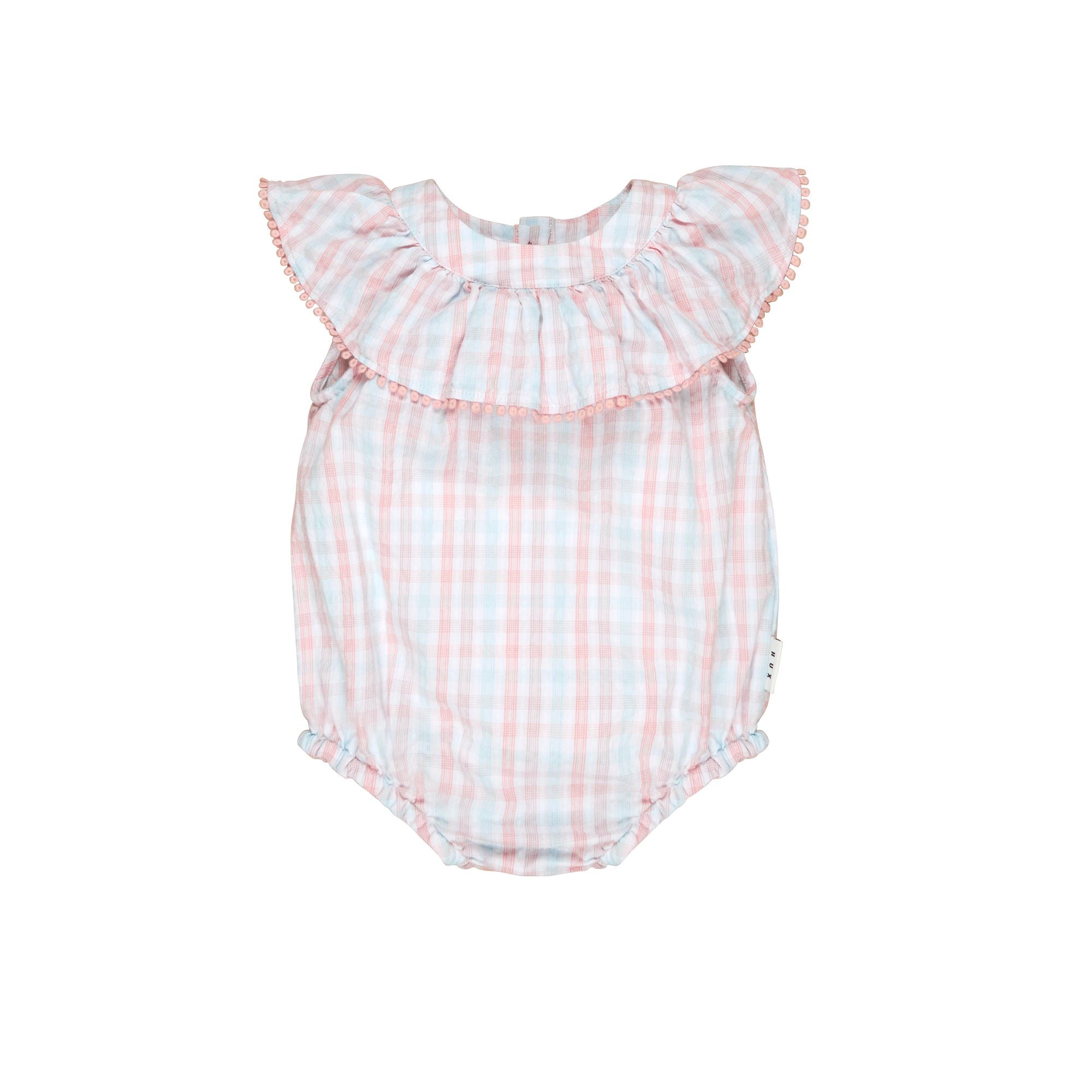 Huxbaby Jewel Check Playsuit