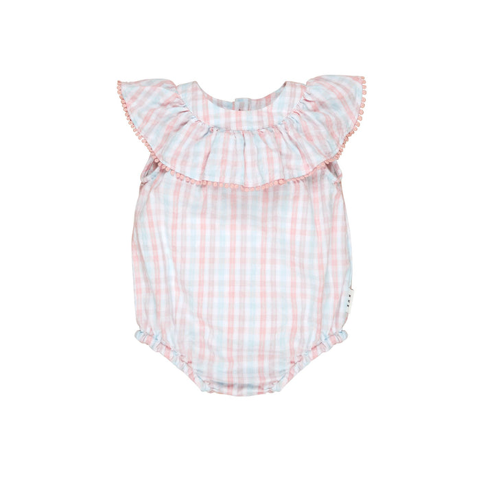 Huxbaby Jewel Check Playsuit