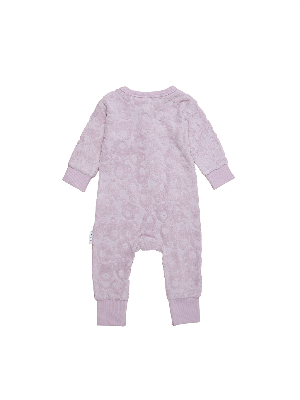 Huxbaby Huxbear Terry Zip Romper - Lavender