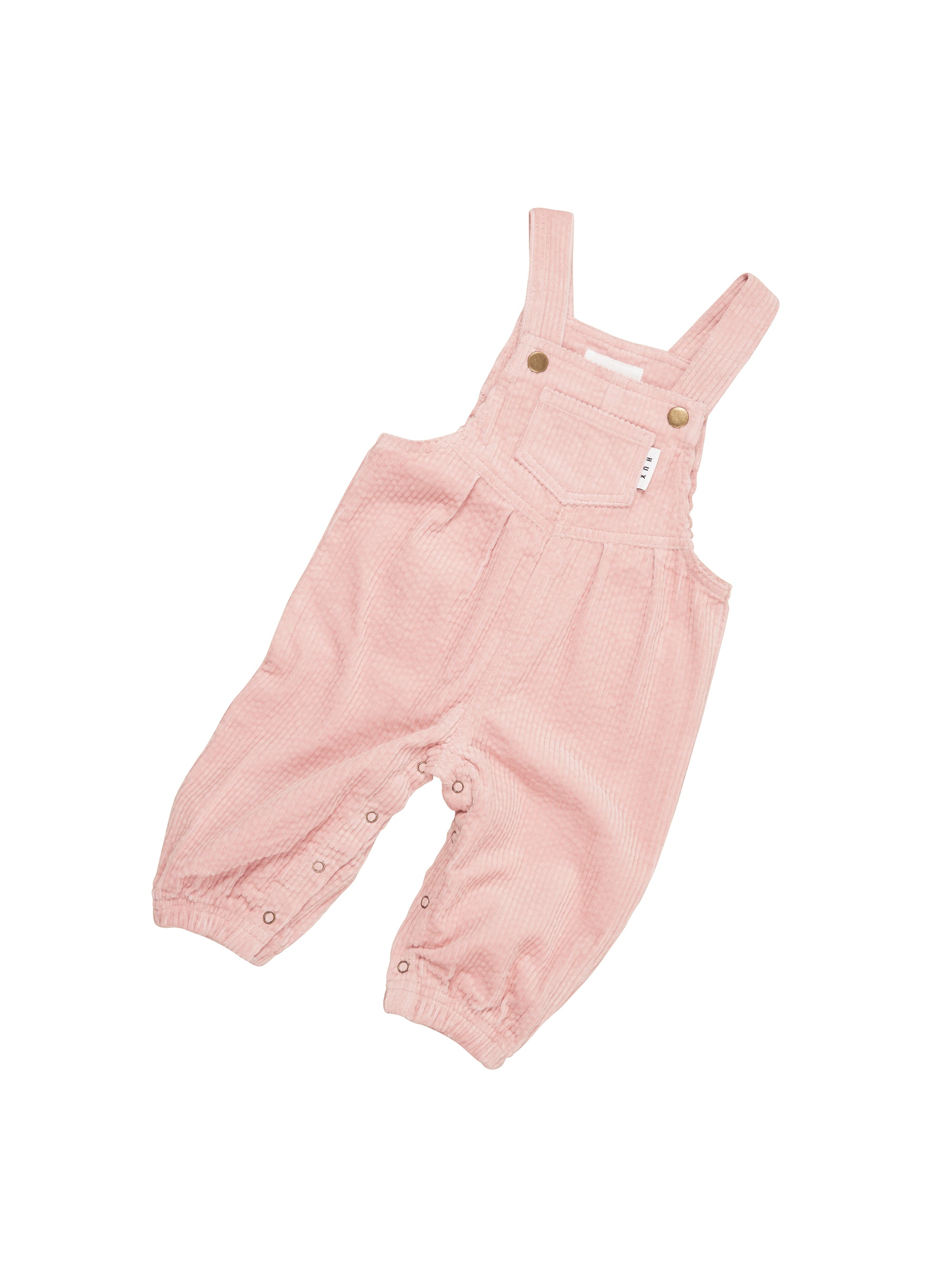 Huxbaby Cord Overalls - Rosebud