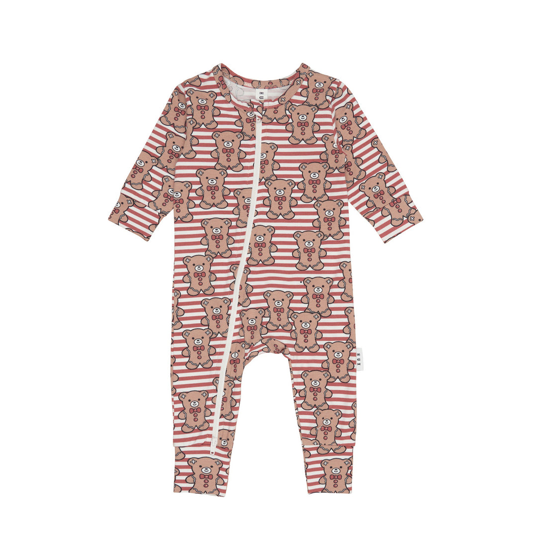 Huxbaby Gingerbread Hux Zip Romper