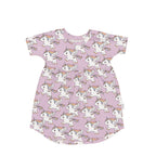 Magical Unicorn Swirl Dress - Orchid