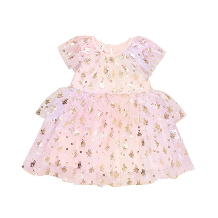 Huxbaby Fairy Bunny Tiered Party Dress