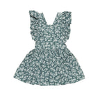 Peek A Boo Bunny Pinafore - Spruce