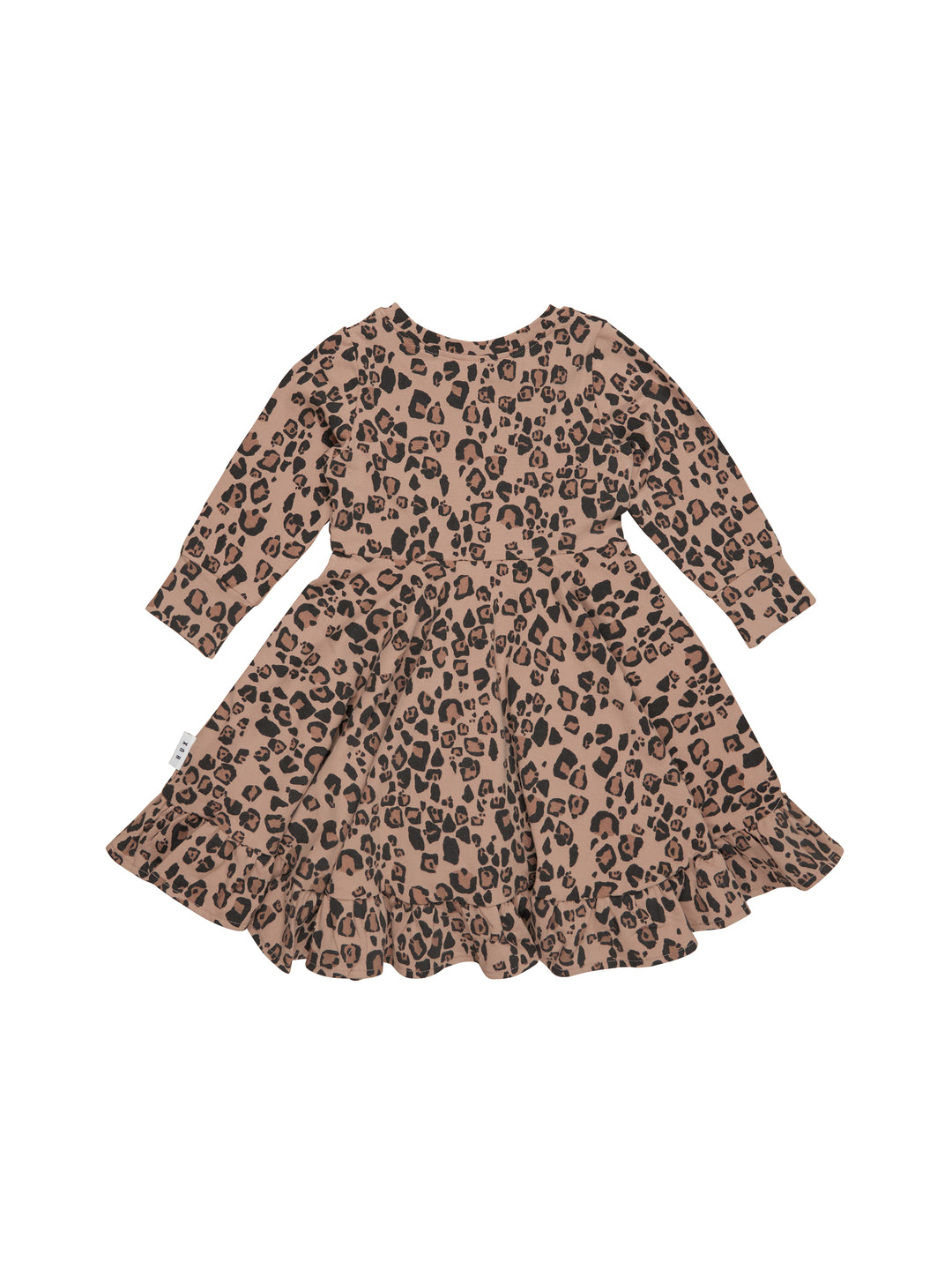 Huxbaby Jaguar Long Sleeve Swing Dress - Maple Sugar