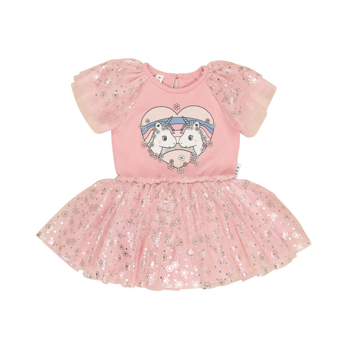 Huxbaby Unicorn Heart Ballet Dress