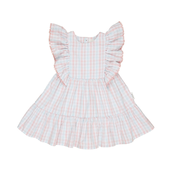 Huxbaby Jewel Check Dress