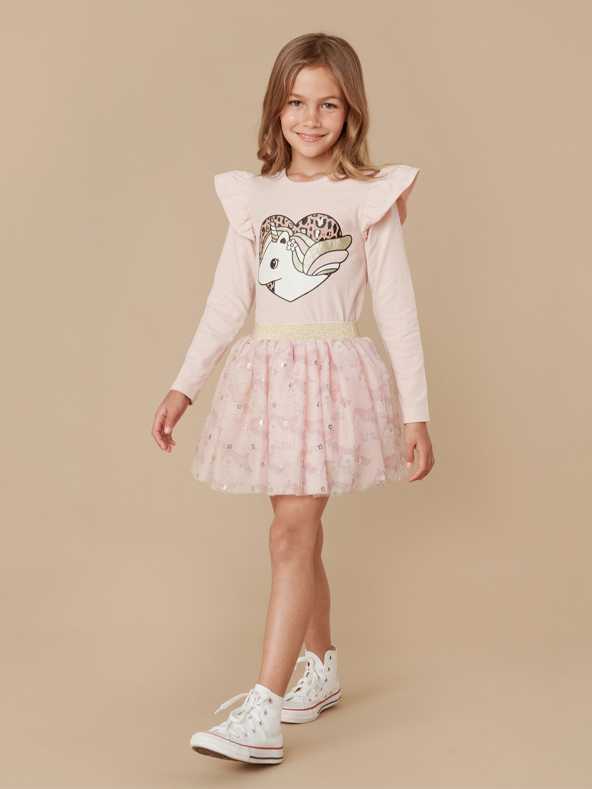 Unicorn Tulle Skirt - Rose
