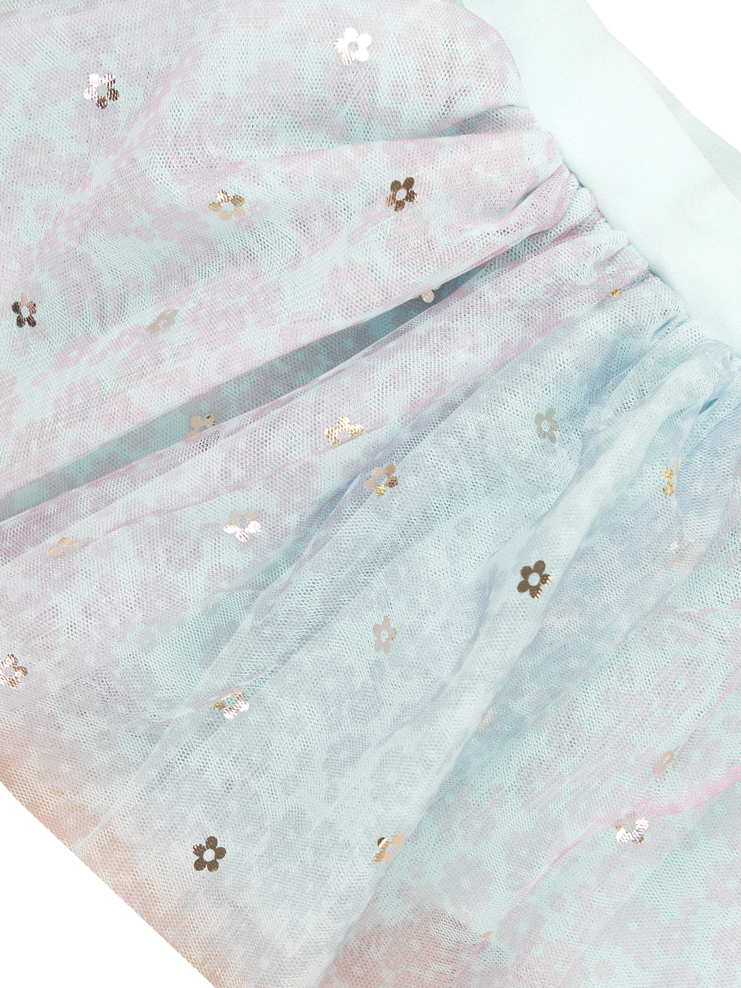 Huxbaby Rainbow Flower Tulle Skirt - Multi
