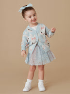 Huxbaby Rainbow Flower Tulle Skirt - Multi