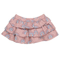 Rainbow Frill Skirt - Dusty Rose