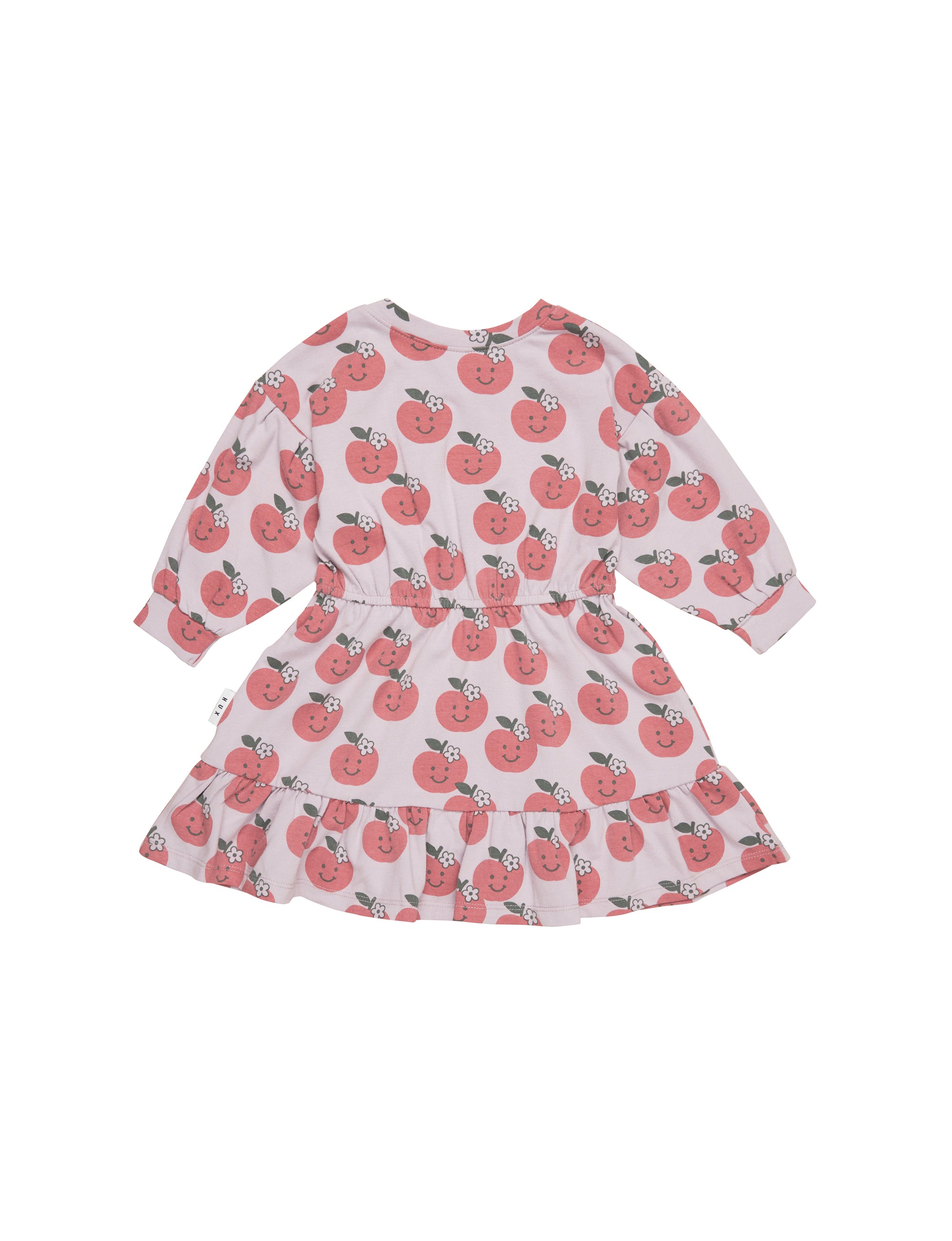 Huxbaby Apple Drop Shoulder Tuck Dress - Lavender
