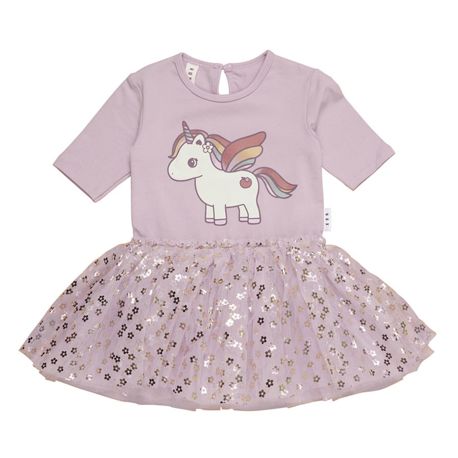 Huxbaby Unicorn Ballet Dress - Lavender