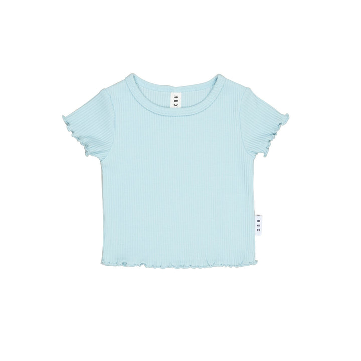 Huxbaby Dusty Sky Rib Tee