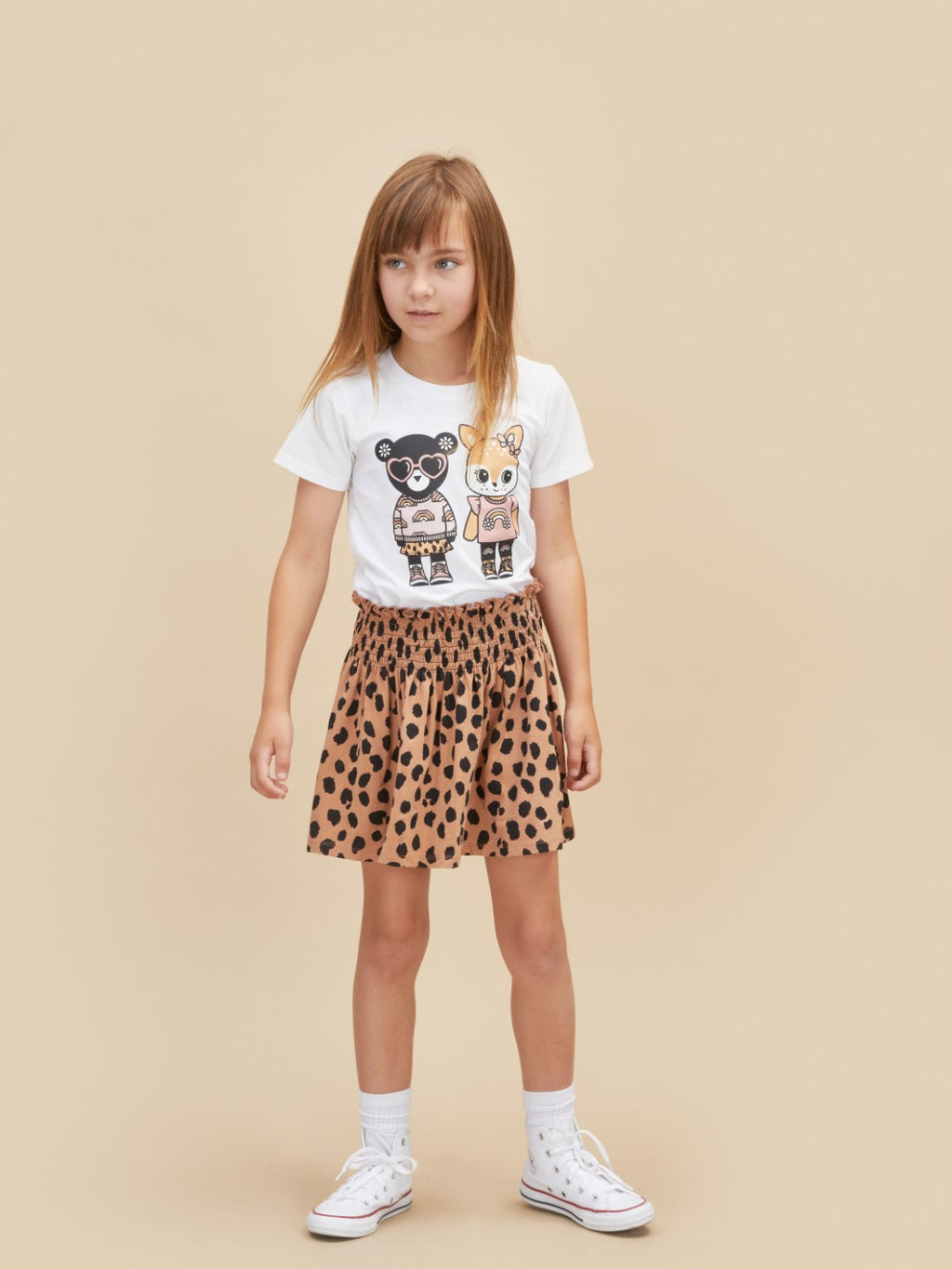Huxbaby Animal Shirred Skirt