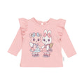 Fairy Friends Frill Top - Dusty Rose