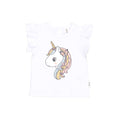 Mystic Unicorn Frill T-Shirt - White