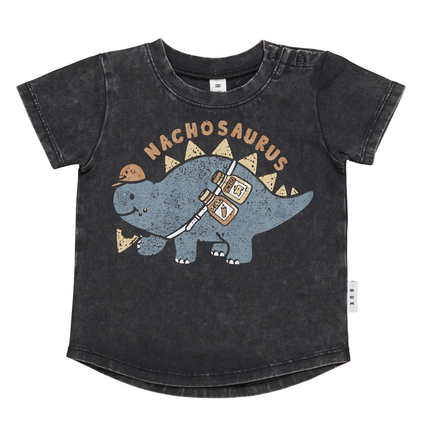 Huxbaby Nachosaurus T-Shirt - Vintage Black