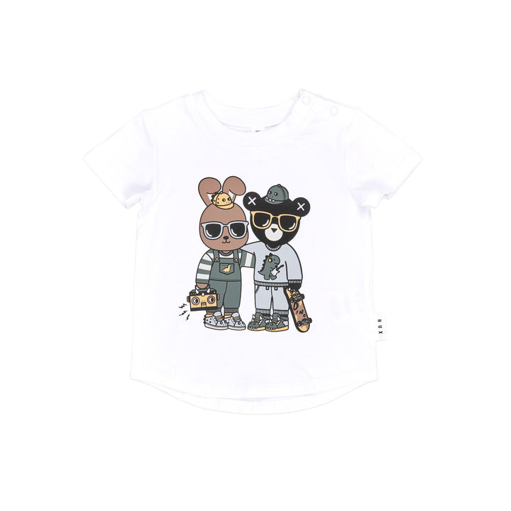 Huxbaby Cool Dudes T-Shirt - White