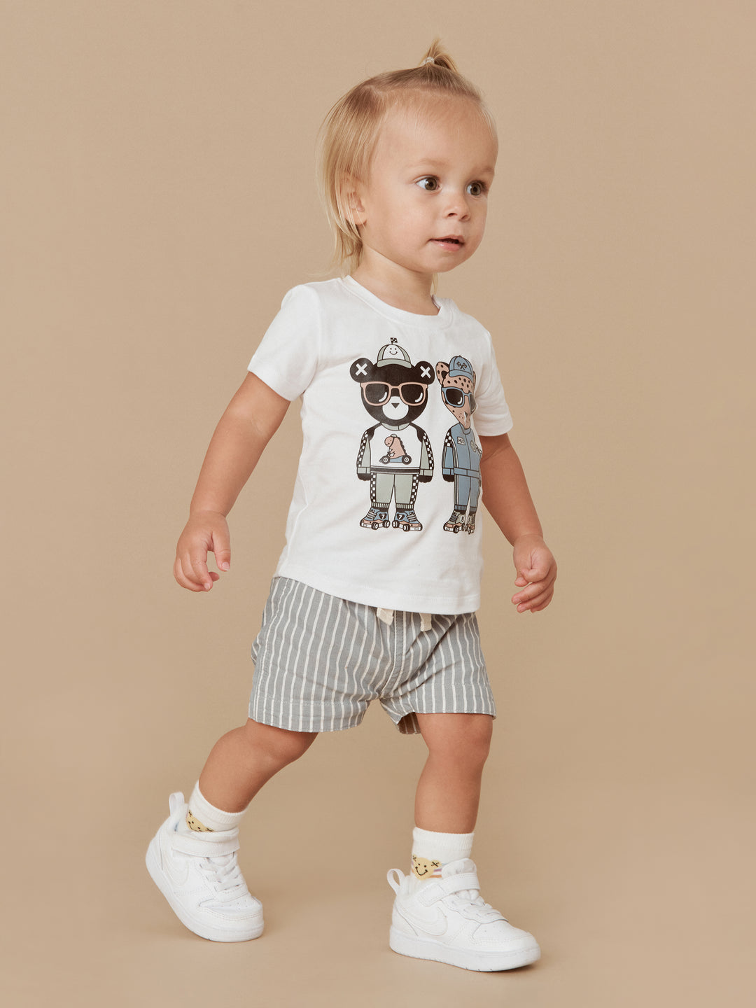 Huxbaby Racer Pals T-Shirt - White