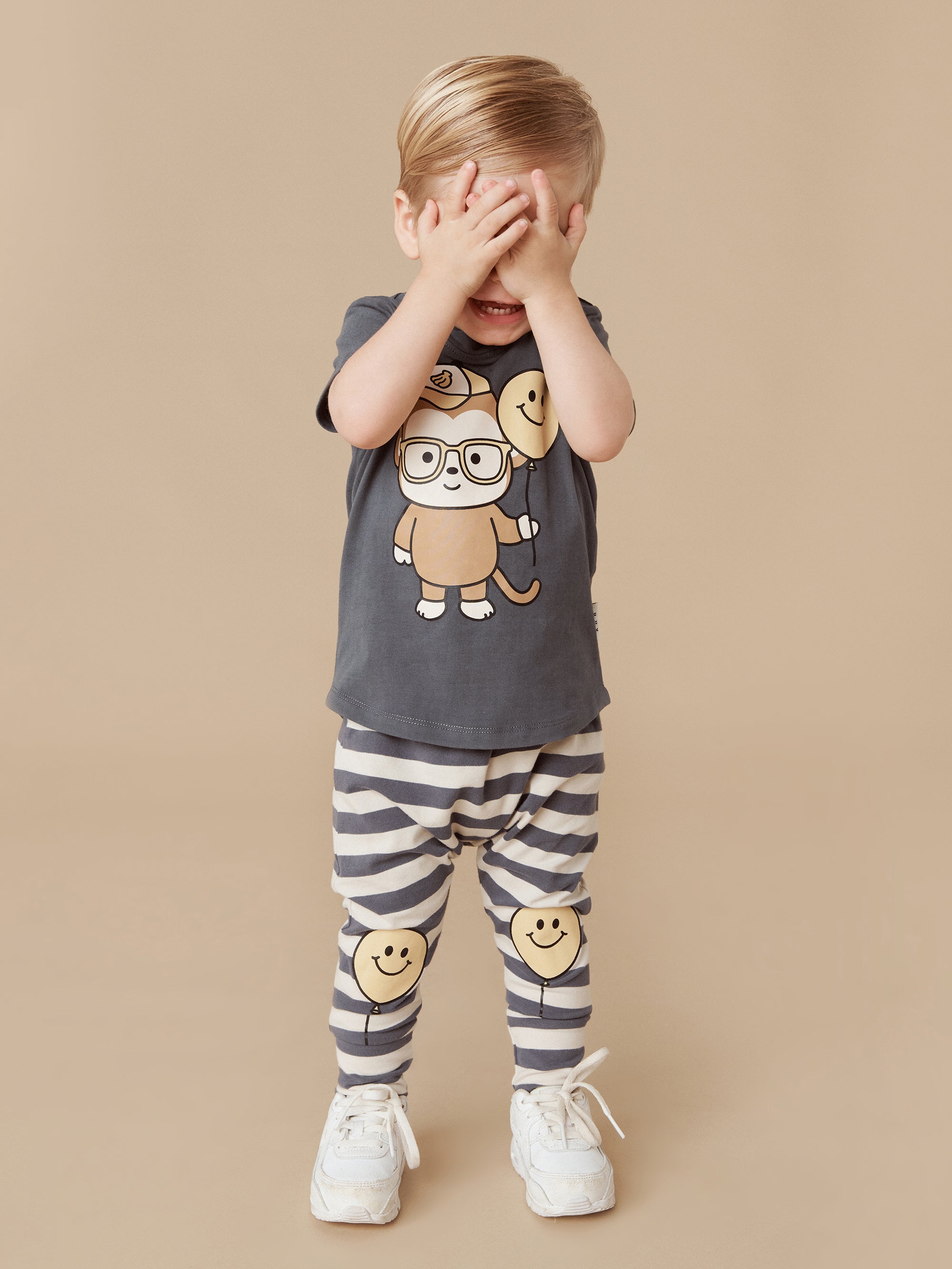 Huxbaby Monkey T-Shirt Ink