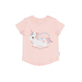 Unicorn Heart T-Shirt - Pink Pearl