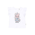 Glitter Caticorn Frill T-Shirt - White