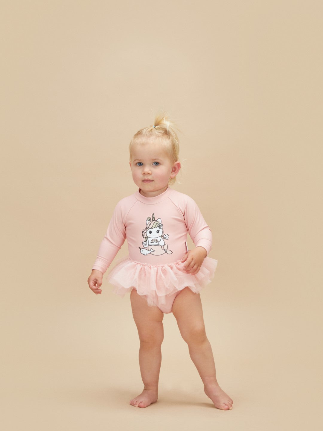 Huxbaby Mermaid Unicorn Ballet Swimsuit