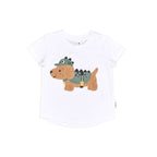 Dino Dog T-Shirt - White