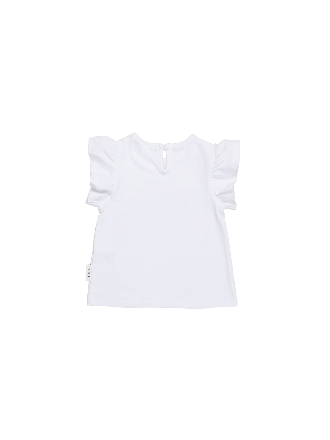 Huxbaby Rainbow Frill T-Shirt - White