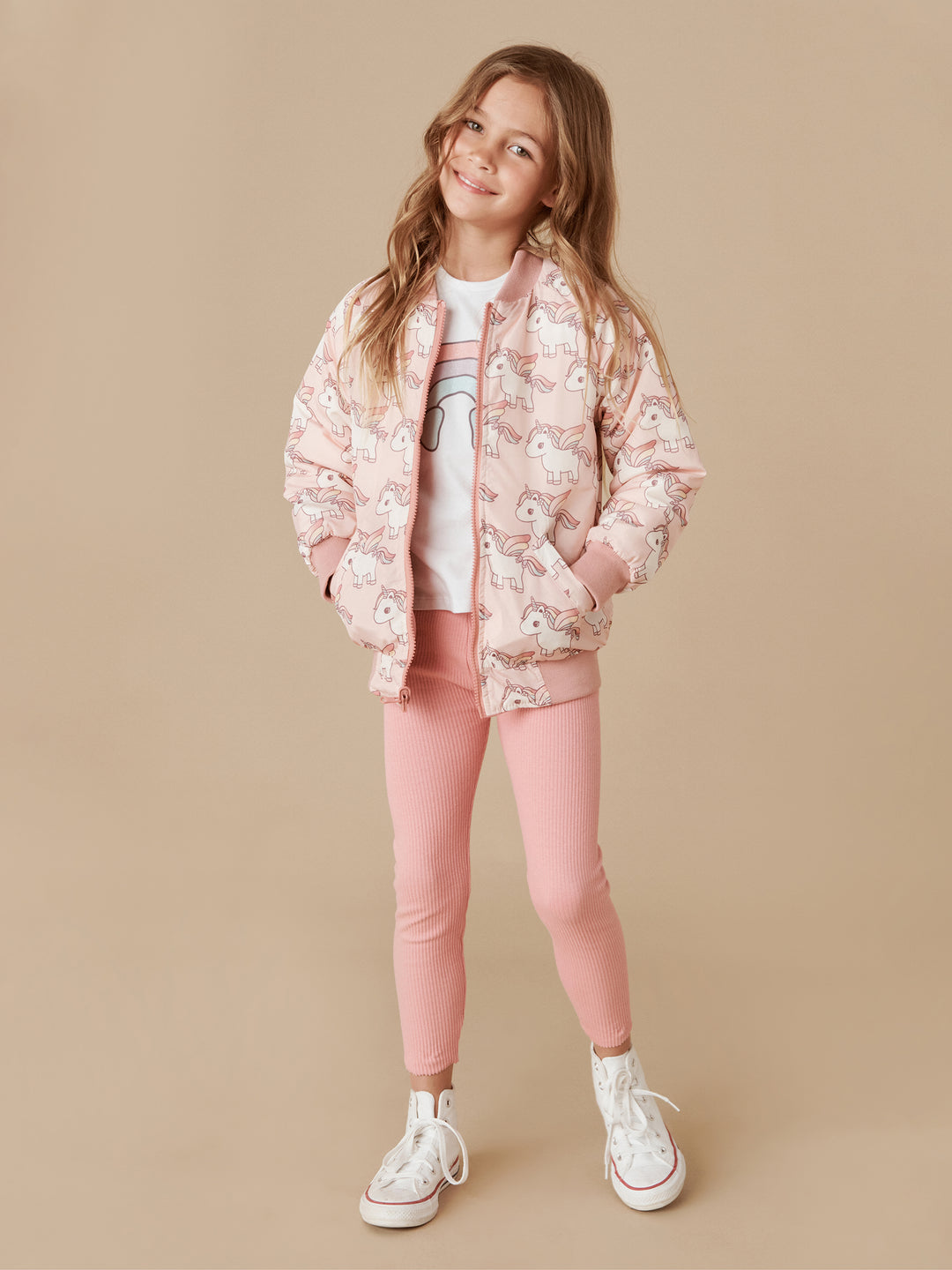 Huxbaby Rainbow Frill T-Shirt - White